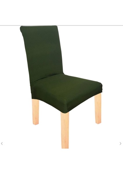 Balpeteği Desen Likra Kumaşlı Tüylenmez Yikanabilir Sandalye Örtüsü Kılıfı Yeni Model Tekli-Haki modelleri