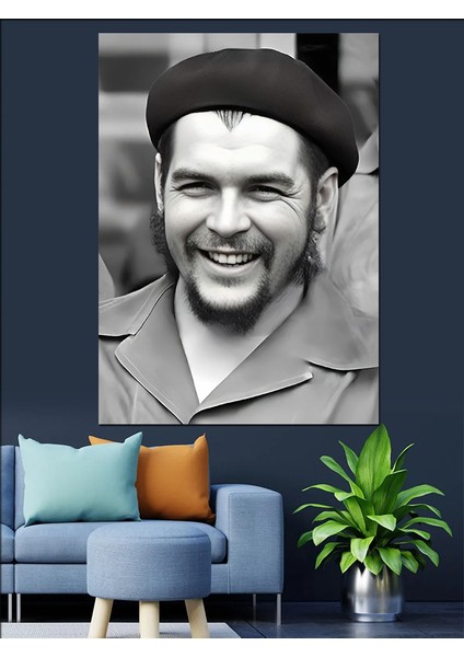 Ernesto Che Guevara Dekoratif Kanvas - Mdf Ahşap Tablo