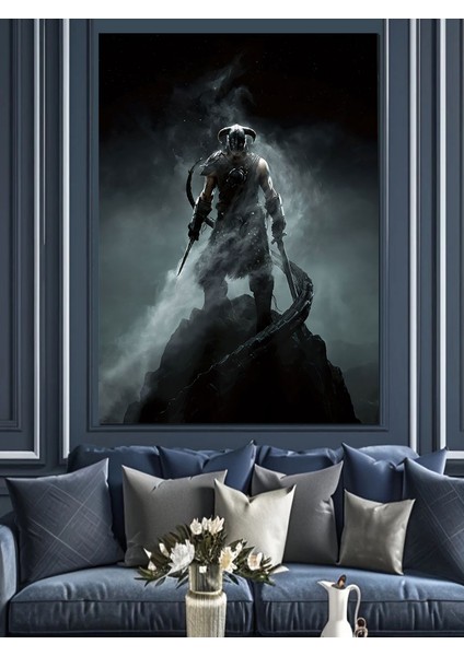The Elder Scrolls V Skyrim Dekoratif Kanvas - Mdf Ahşap Tablo fiyatları
