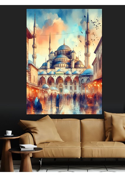 Sultanahmet Camii Dekoratif Kanvas - Mdf Ahşap Tablo fiyatları