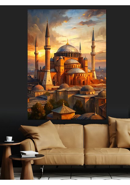Ayasofya Camii Istanbul Dekoratif Kanvas - Mdf Ahşap Tablo