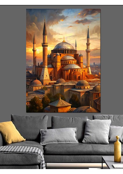 Ayasofya Camii Istanbul Dekoratif Kanvas - Mdf Ahşap Tablo modelleri