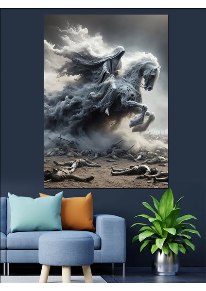 Ölüm Meleği Dekoratif Kanvas - Mdf Ahşap Tablo fiyatları