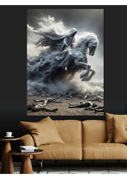 Ölüm Meleği Dekoratif Kanvas - Mdf Ahşap Tablo modelleri