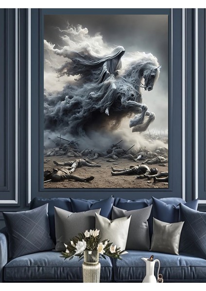 Ölüm Meleği Dekoratif Kanvas - Mdf Ahşap Tablo fırsatları