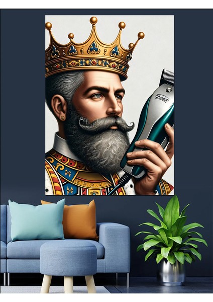 Berberlerin Kralı Dekoratif Kanvas - Mdf Ahşap Tablo fırsatları