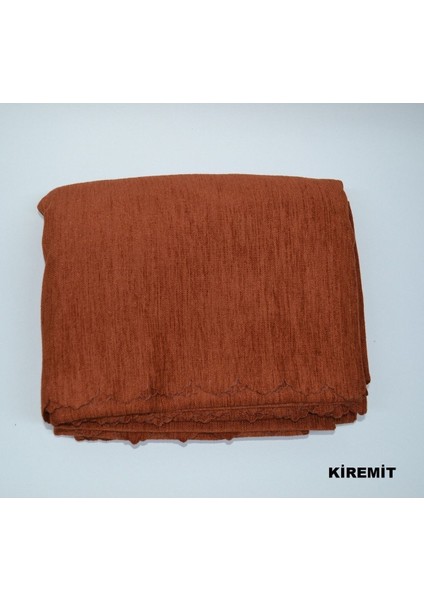 Kiremit Koltuk Örtüsü Şalı Çekyat Örtüsü Şönil Kumaş Çift Taraflı 175X215