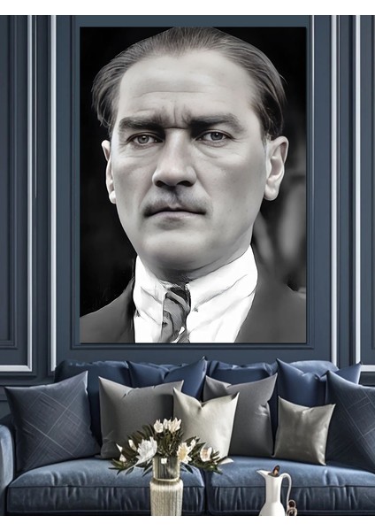 Mustafa Kemal Atatürk Dekoratif Kanvas - Mdf Ahşap Tablo modelleri