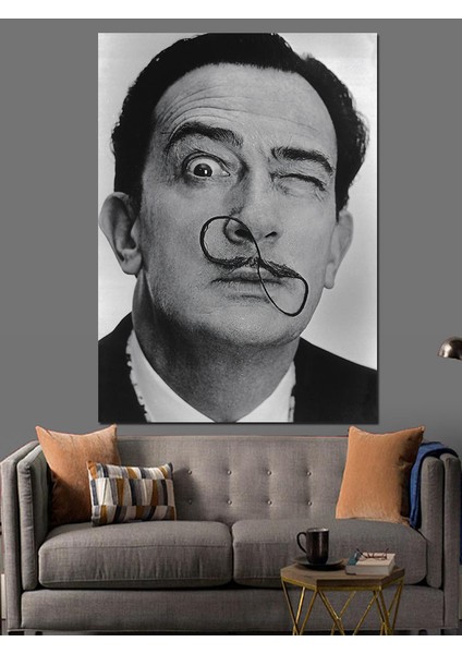 Salvador Dali Dekoratif Kanvas - Mdf Ahşap Tablo