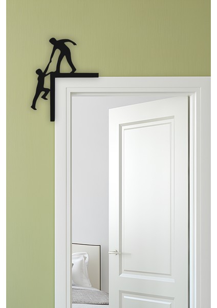 Baba ve Çocuk Kapı Köşe Dekoru, Kapı Pervaz Süsü, Kapı Köşelik, Ayna Köşelik, Ayna Süsü modelleri