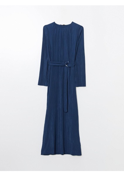 Lcw Vision Bisiklet Yaka Dokulu Krinkle Kadın Elbise indirimleri