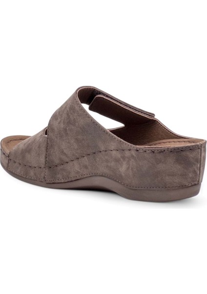 Anyar Anatomik Taban Jel Destekli Dört Mevsim Kadın Terlik Kahverengi fırsatları