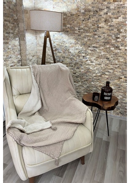 Vizon Müslin Koltuk Şalı / Tv Battaniyesi