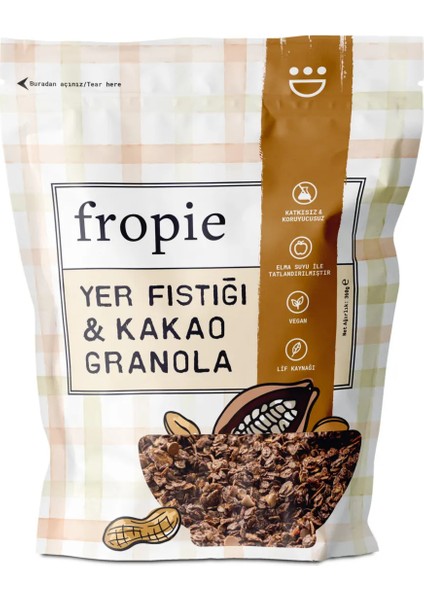 Yer Fıstığı Kakao ve Kids Kaju Muz Küpleri Granola Paketi x 2