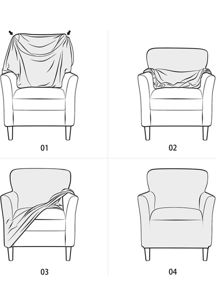 Jakarli Koltuk Örtüsü 3.3.1.1 Koltuk Kılıfı Takımı Sofa Cover Ev Tekstili modelleri