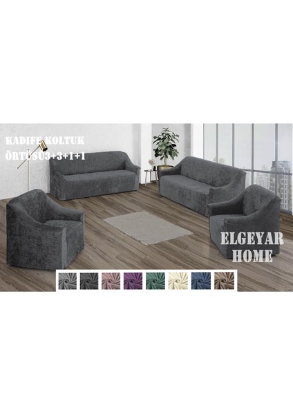 Kadife Koltuk ,kanepe,çekyat Örtüsü,koltuk Kılıfı 3 3 1 1