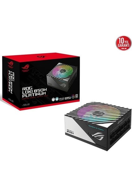 850W 80+ Platınum Rog Lokı Sfx-L Pcıe 5.0 Tam Modüler Power Supply