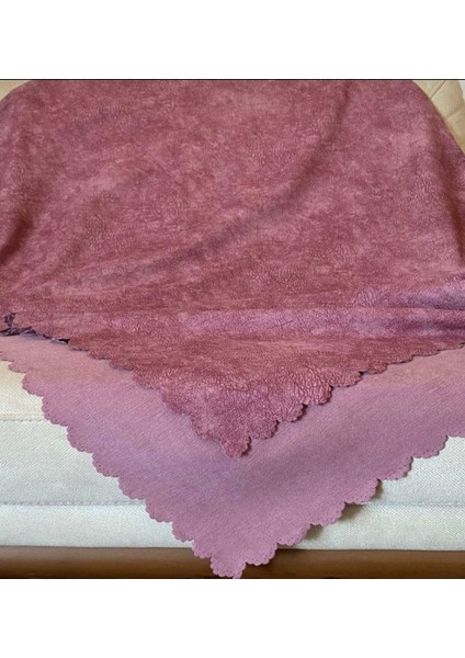 Mürdüm Nubuk Damarlı Çift Taraflı Şönil Çekyat Koltuk Örtüsü Şalı fiyatları