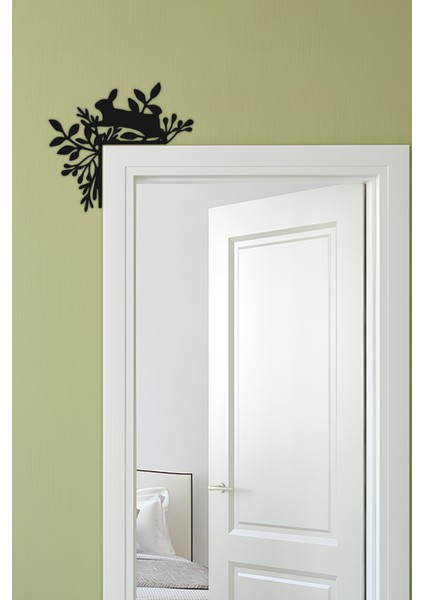 Çiçekler ve Tavşan Kapı Köşe Dekoru, Kapı Pervaz Süsü, Kapı Köşelik, Ayna Köşelik, Ayna Süsü modelleri