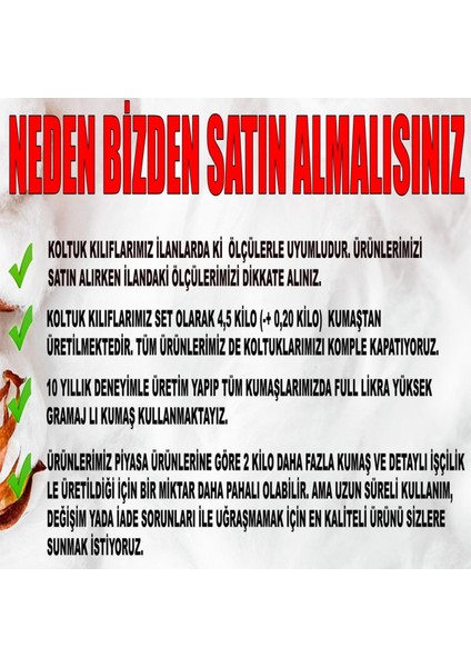 Babyface Kadife Kumaş 2 Adet Üçlü & Çekyat- 2 Adet Tekli Set Koltuk Kılıfı