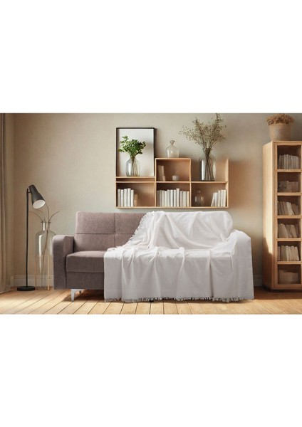 Pamuklu Kaymaz Koltuk Çekyat Örtüsü&koltuk Şalı 170X210