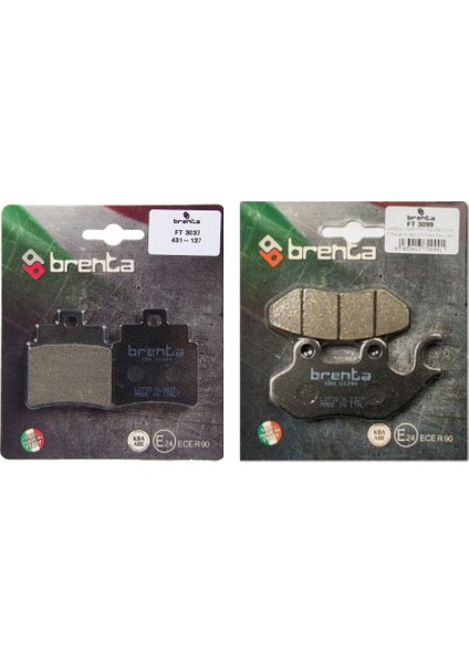 Sym Adx 125 Ön ve Arka Fren Balata Takım Brenta BR12