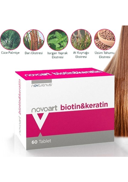 Biotin & Keratin 3 lü Set Zengin İçerikli Saç ve Tırnak Vitamini
