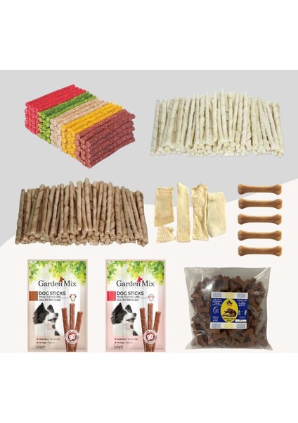 Orta Irk Köpekler İçin Büyük Ödül Paketi 8 Li Set