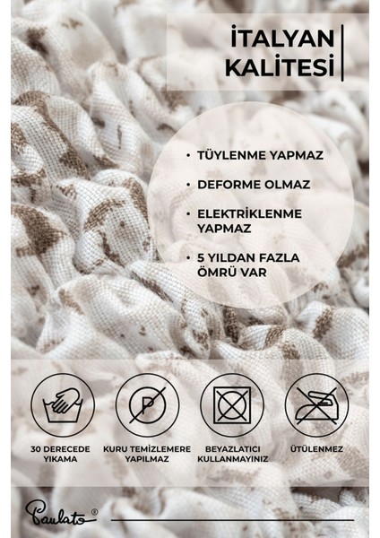 Lastikli Esnek ve Yıkanabilir Tek Kişilik Koltuk Örtüsü Koltuk Kılıfı - Beyaz fırsatları