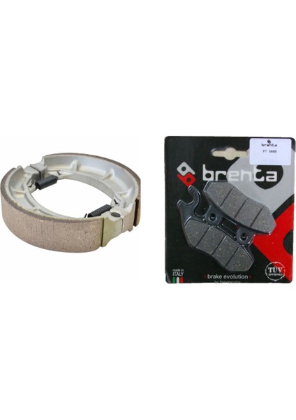 Sym X-Pro 125 Enjeksiyonlu Ön ve Arka Fren Balata Takımı Brenta BR01