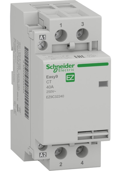 EZ9C32240 2X40A 2no Sessiz Kontaktör 240VAC