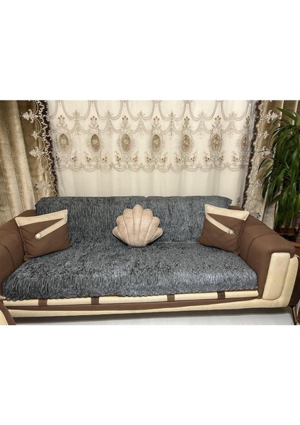 Süngerli Koltuk Örtüsü Yeni Moda Koyugri RENGI 1ADET 210*170 cm modelleri