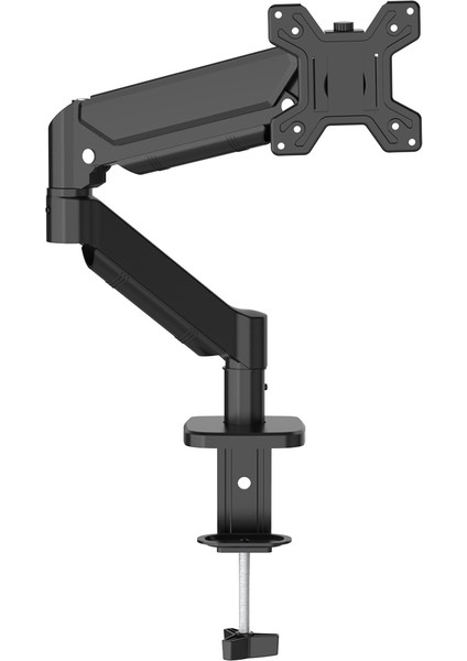 Powermaster 13-32 \" LCD / LED Monitör Tutucu, Kol Amortisörlü, Vesa 75*75 – 100*100, Monitör Standı 2-20 Kg, 360 Derece Dönebilen, Stand Askı Aparatı,