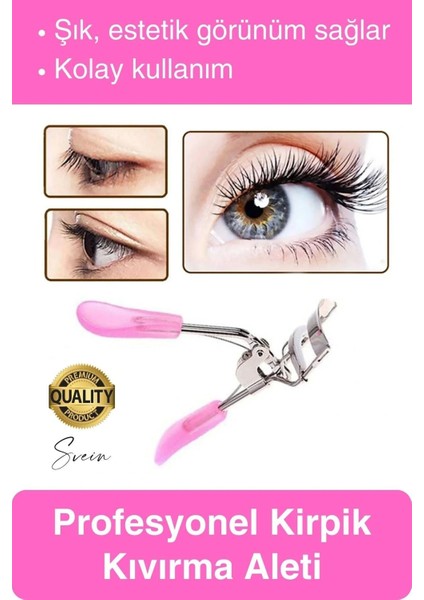 Premium Kirpik Kıvırma Makinesi Manuel Paslanmaz Çelik Şekillendirici Eyelash Curler Kıvırıcı