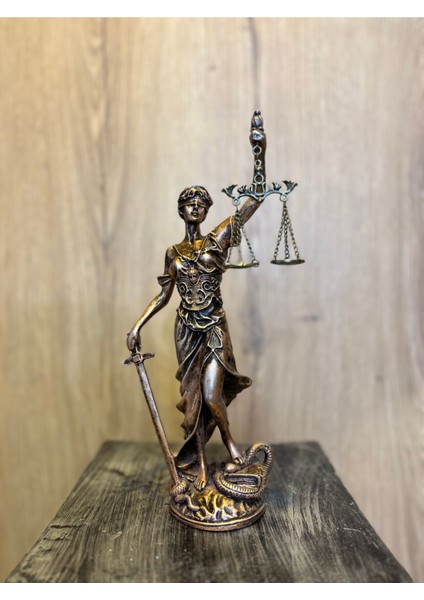 Themis Adalet Tanrıçası Heykel Biblo 30 cm