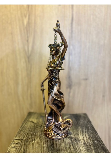 Themis Adalet Tanrıçası Heykel Biblo 30 cm