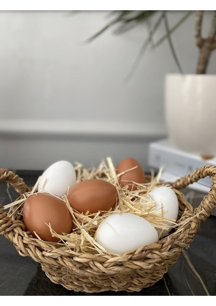 Dekoratif Yapay Yumurta 20 Adet Sahte Tavuk Yumurtaları Mutfak Dekor Etkinlik Yumurtası