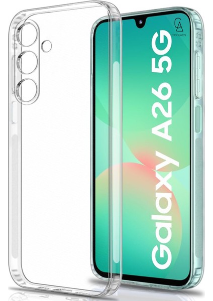 Samsung Galaxy A26 Uyumlu Kılıf Esnek Silikon Telefon Kılıfı ve Temperli Cam Ekran Koruyucu fiyatları