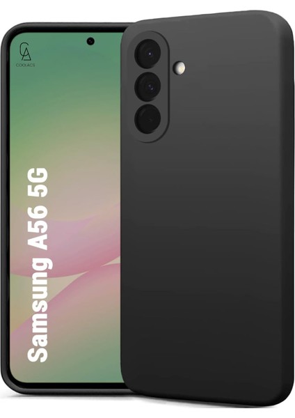Samsung Galaxy A56 Uyumlu Kılıf Esnek Silikon Telefon Kılıfı ve Temperli Cam Ekran Koruyucu modelleri