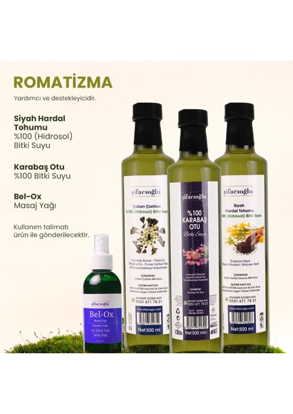 Romatizcma Destek Seti – Romatiz Mal Ağrılara Doğal Çözüm fiyatları