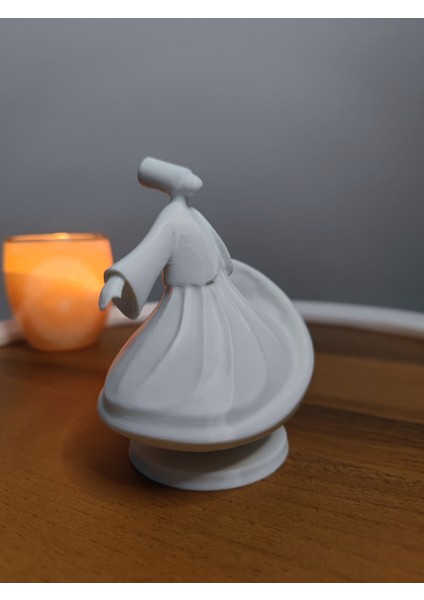Mevlana Biblo Heykel Dekor Dekorasyon Hediyelik 12 cm Beyaz modelleri