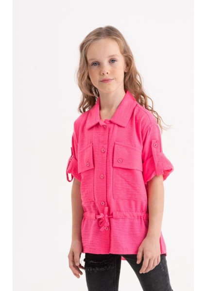Kız Çocuk Kuşaklı Gömlek 3080 fiyatları