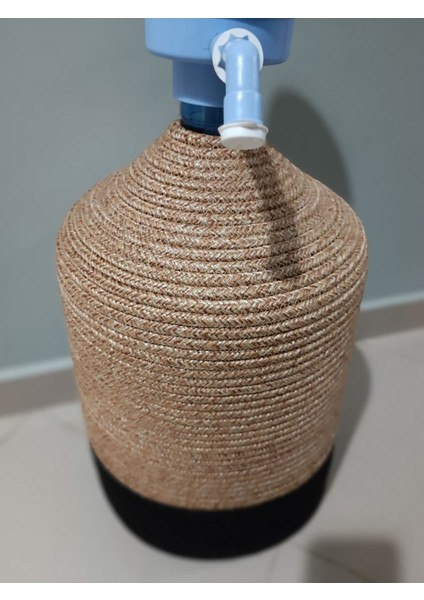 Hasır Ip Kaplamalı Doğal ve Şık Su Damacana Kılıfı - Örtüsü