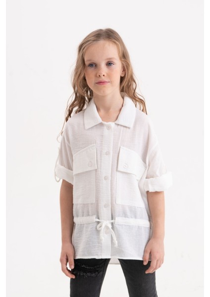 Kız Çocuk Kuşaklı Gömlek 3080 fiyatları