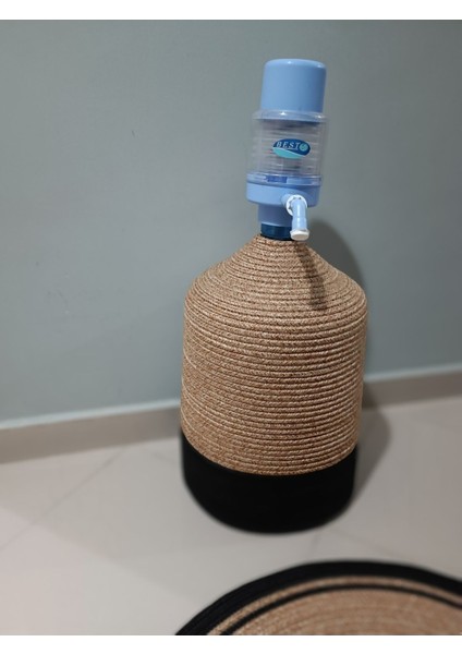 Hasır Ip Kaplamalı Doğal ve Şık Su Damacana Kılıfı - Örtüsü fiyatları