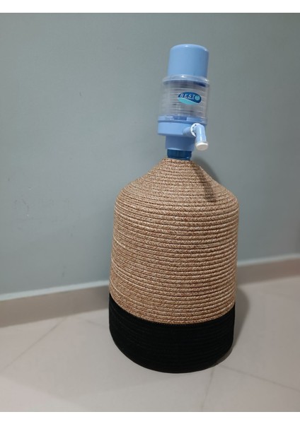 Hasır Ip Kaplamalı Doğal ve Şık Su Damacana Kılıfı - Örtüsü fırsatları