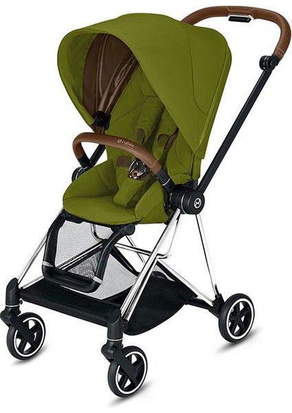 Mios (Chrome Brown-Khaki Green) (Ikonik Lüks Bebek Arabası)