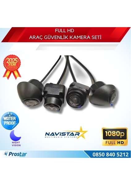 Full Hd 360 Derece Kamera Seti Ahd 720P/1080P Dönüşümlü Ekran Uyumlu fiyatları