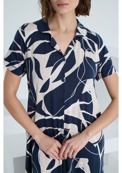 Bambu Kısa Kol Cepli Yazlık Kadın Elbise 72951 fırsatları