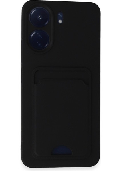 Redmi 13C Uyumlu Kartvizitli Tam Koruma Silikon Kılıf Case